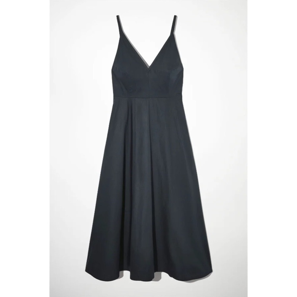 COS Poplin A-Line Midi Slip Dress - Picture 9 of 16